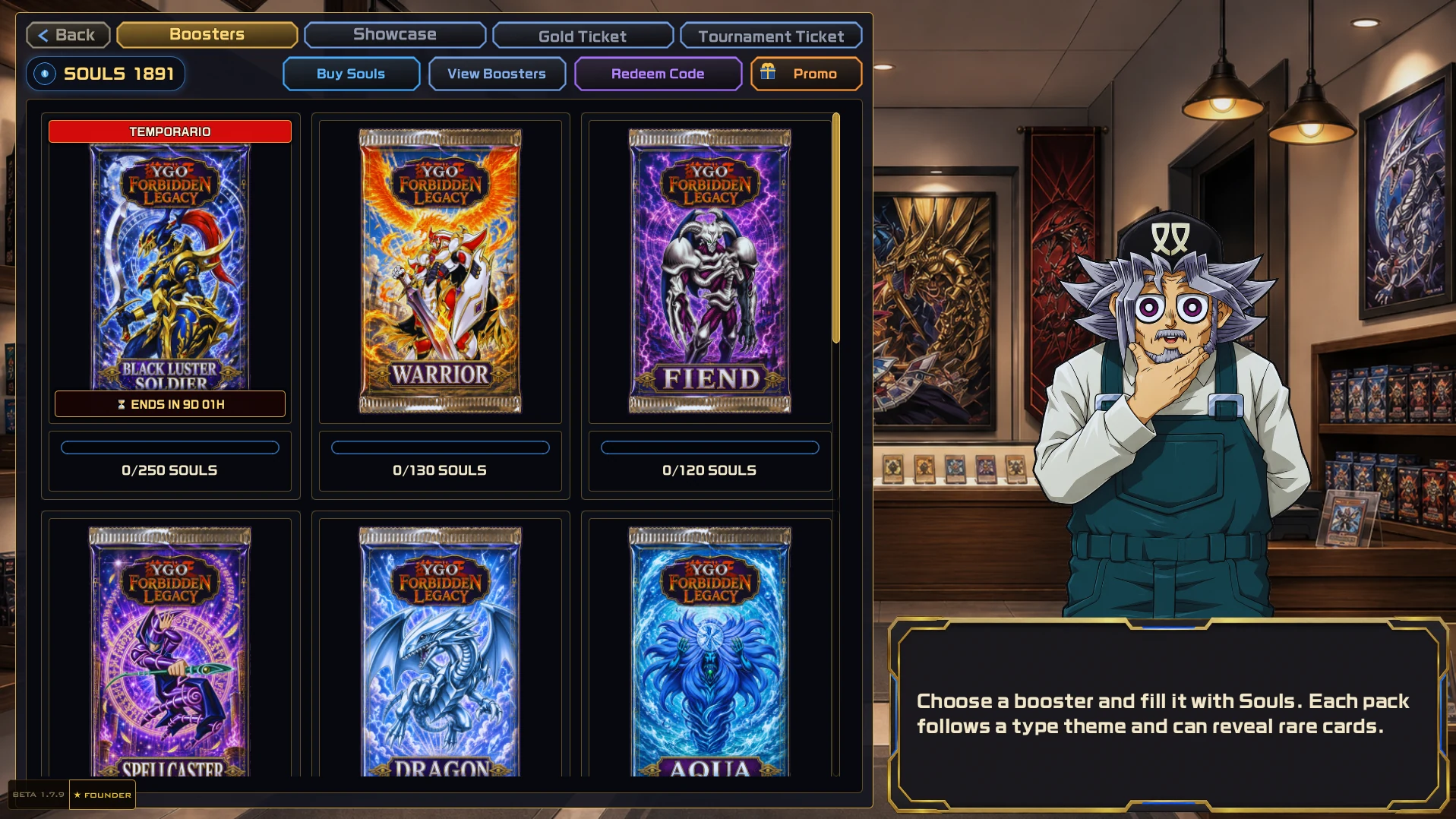 Loja de Boosters